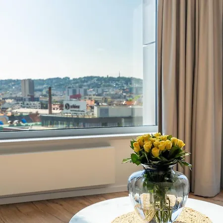 Апартаменты Panoramic Castle View Sky Park Братислава